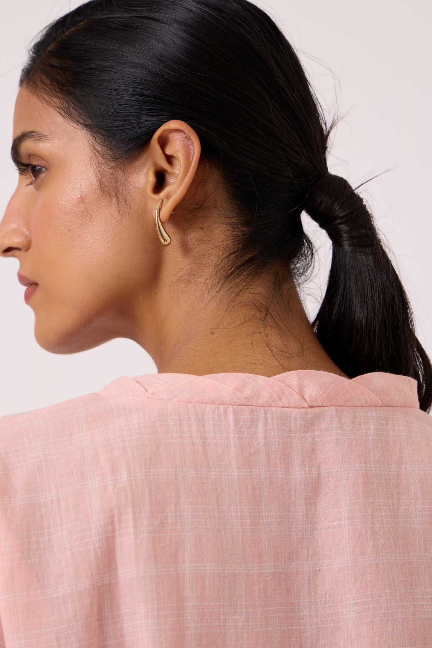 Laurie Pink Handwoven Top