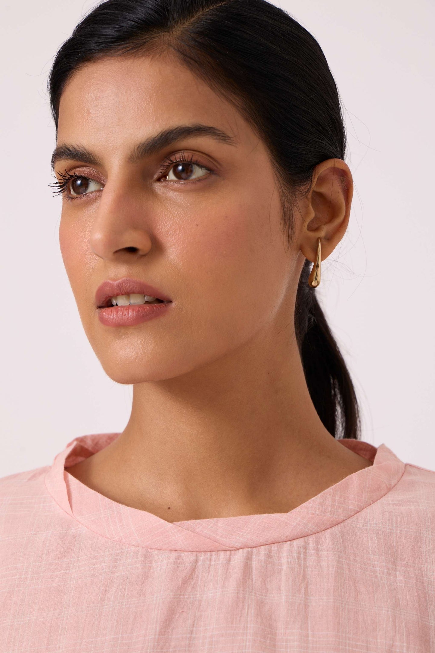 Laurie Pink Handwoven Top