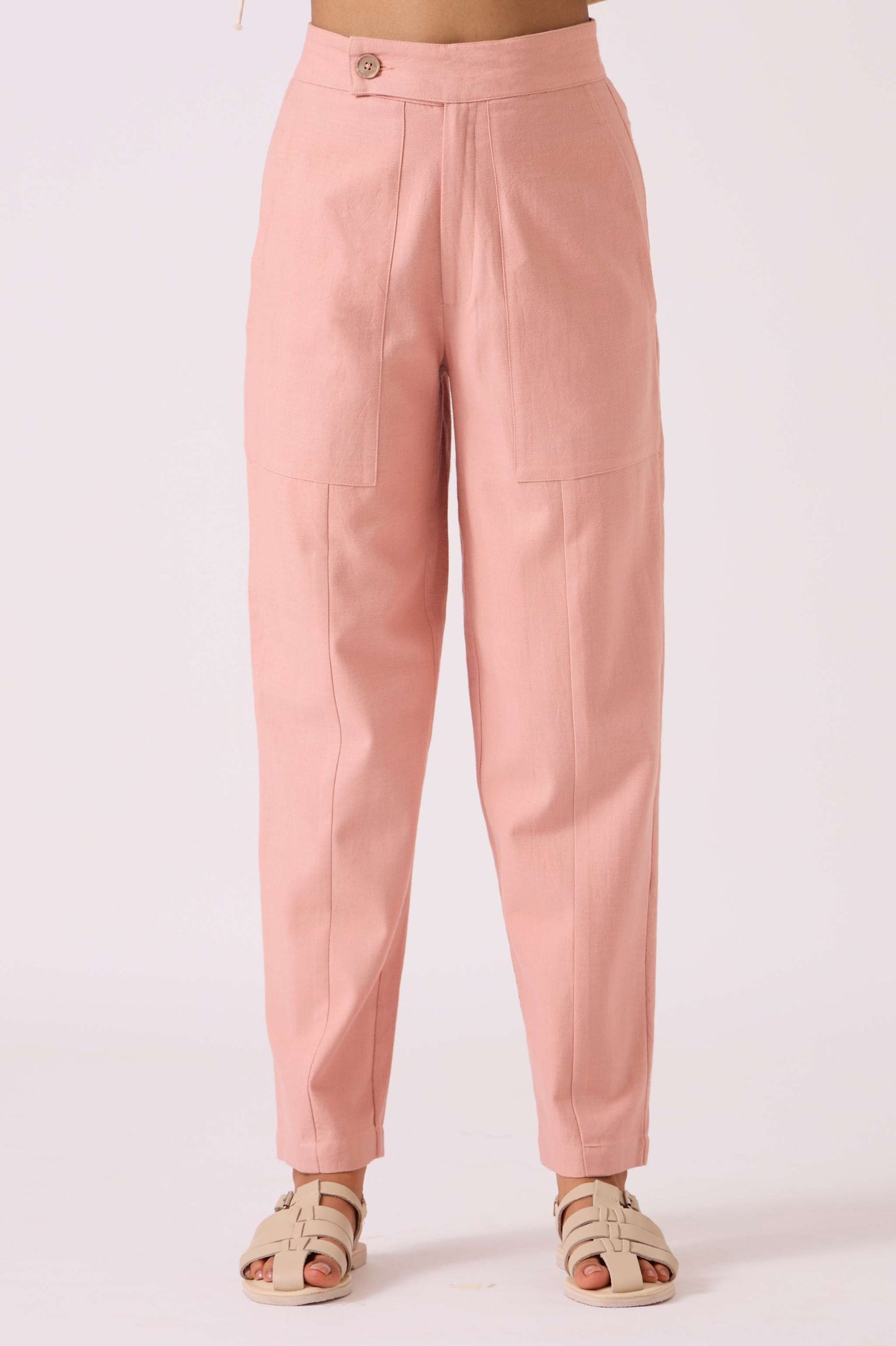Victory Pink Handwoven Pants