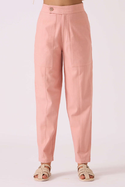 Victory Pink Handwoven Pants