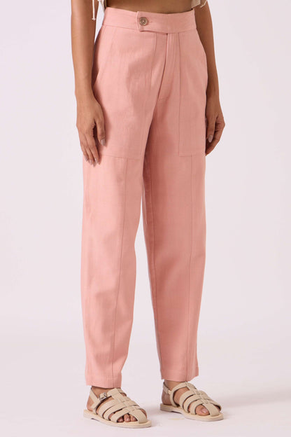 Victory Pink Handwoven Pants