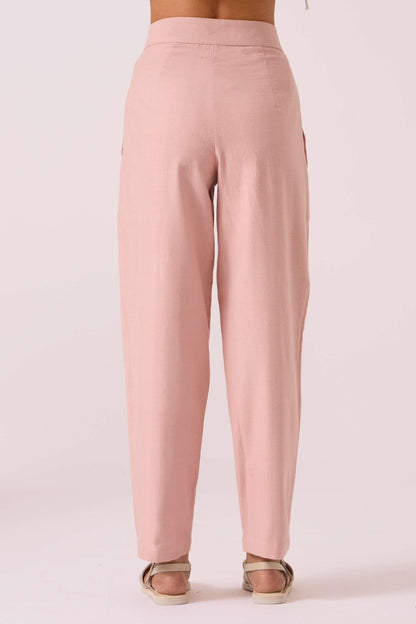 Victory Pink Handwoven Pants