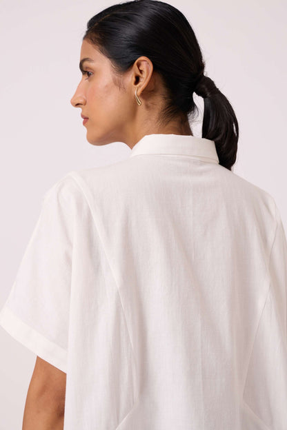 Sibyl Handwoven Embrodiered Shirt