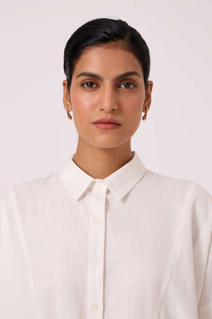 Sibyl Handwoven Embrodiered Shirt