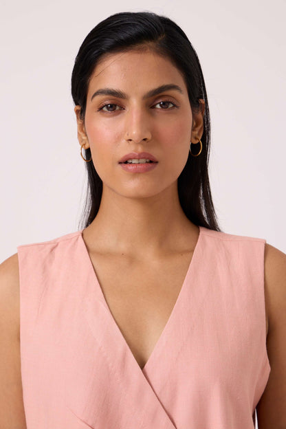 Karenin Pink Handwoven Top