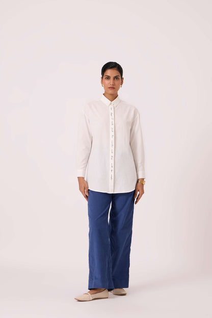Kerouac Handwoven Embroidered Shirt