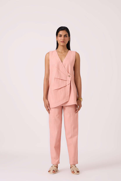 Karenin Pink Handwoven Top