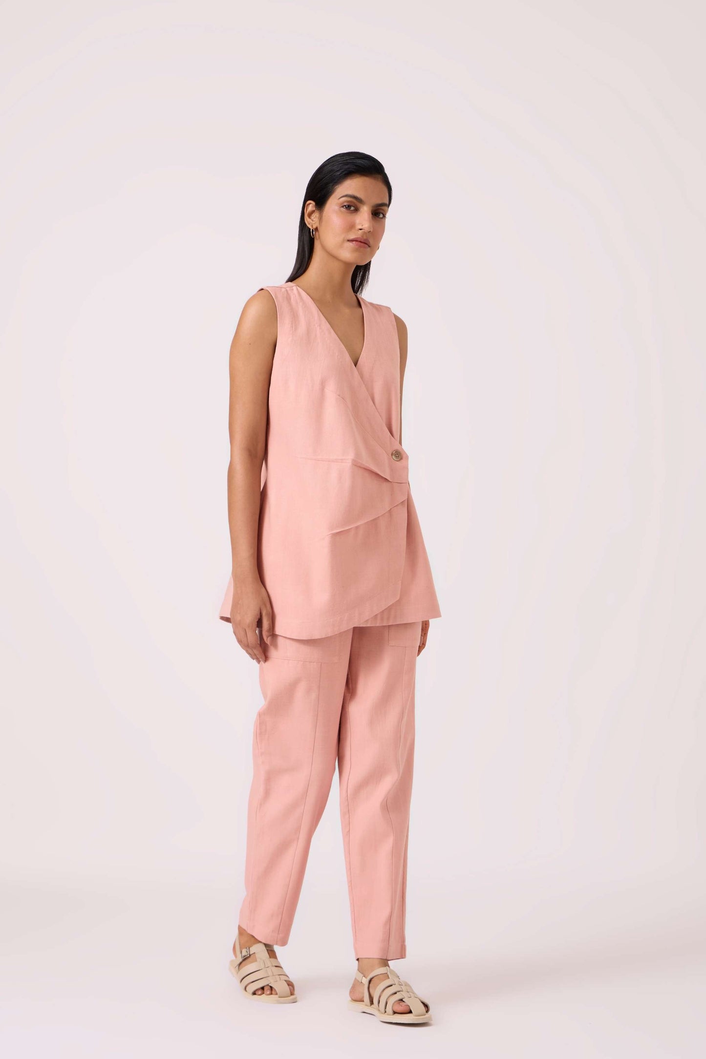 Victory Pink Handwoven Pants