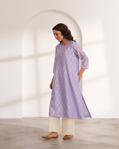 The Kashni Silk Chanderi Kurta