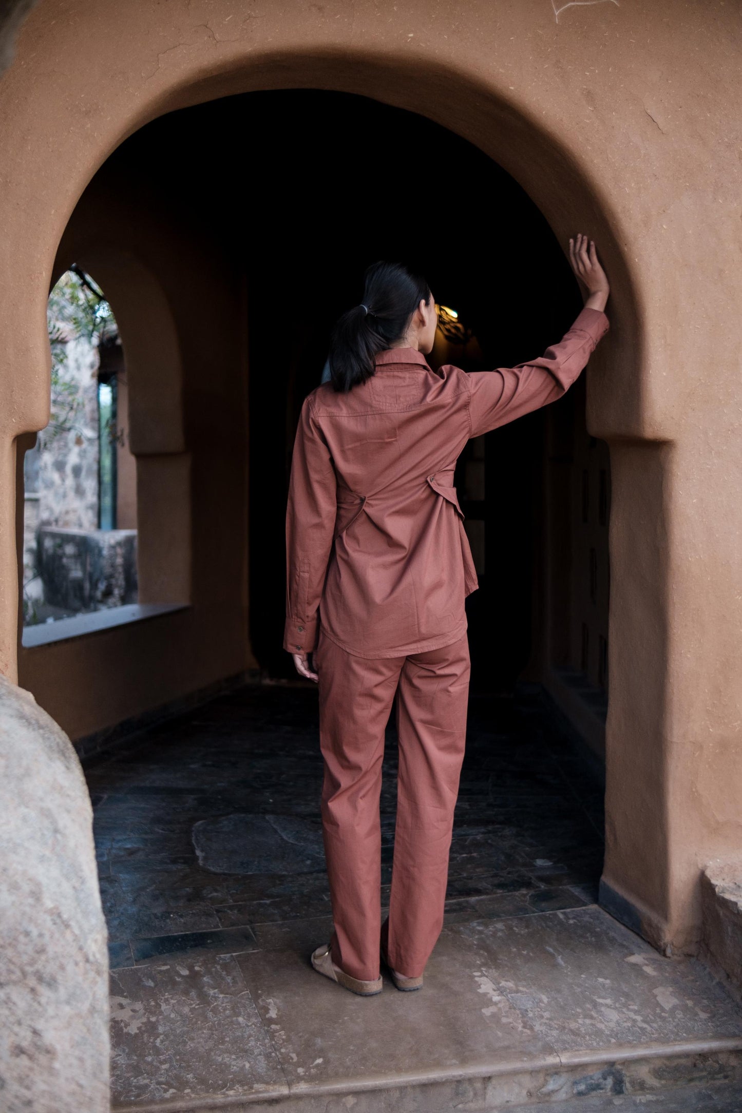 Sandra Straight Pants Copper