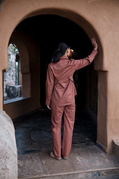 Sandra Straight Pants Copper