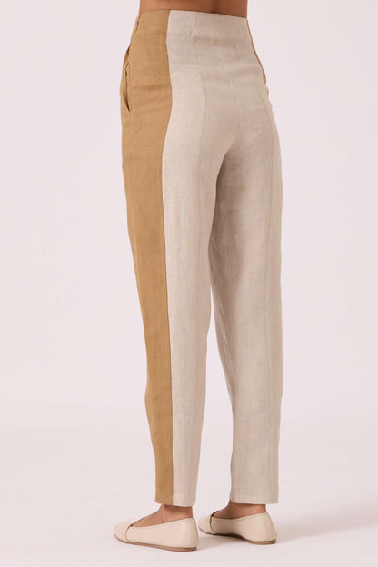 Tamara Linen Panelled Pants