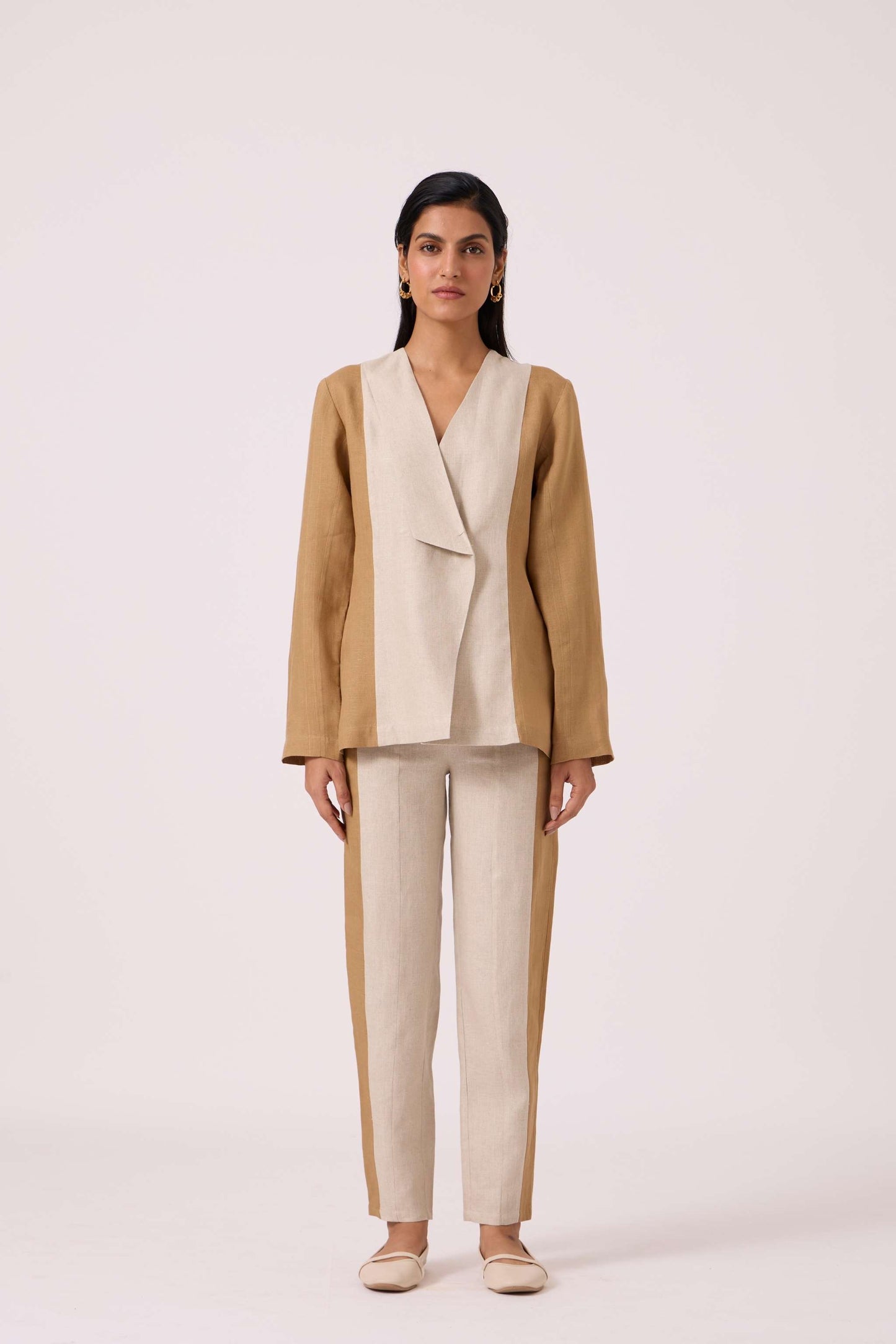 Tamara Linen Panelled Pants