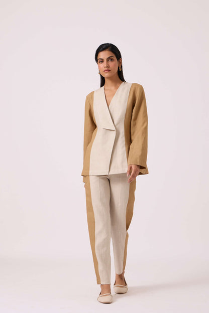Tamara Linen Panelled Pants