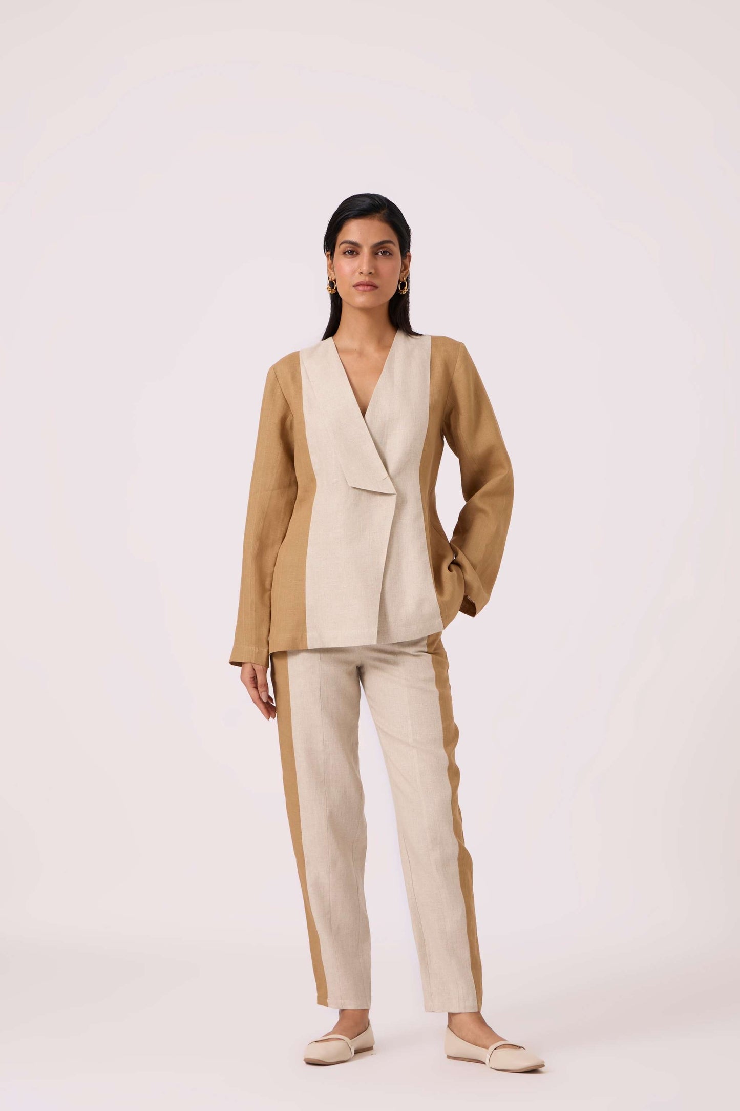 Dimtri Linen Panelled Set