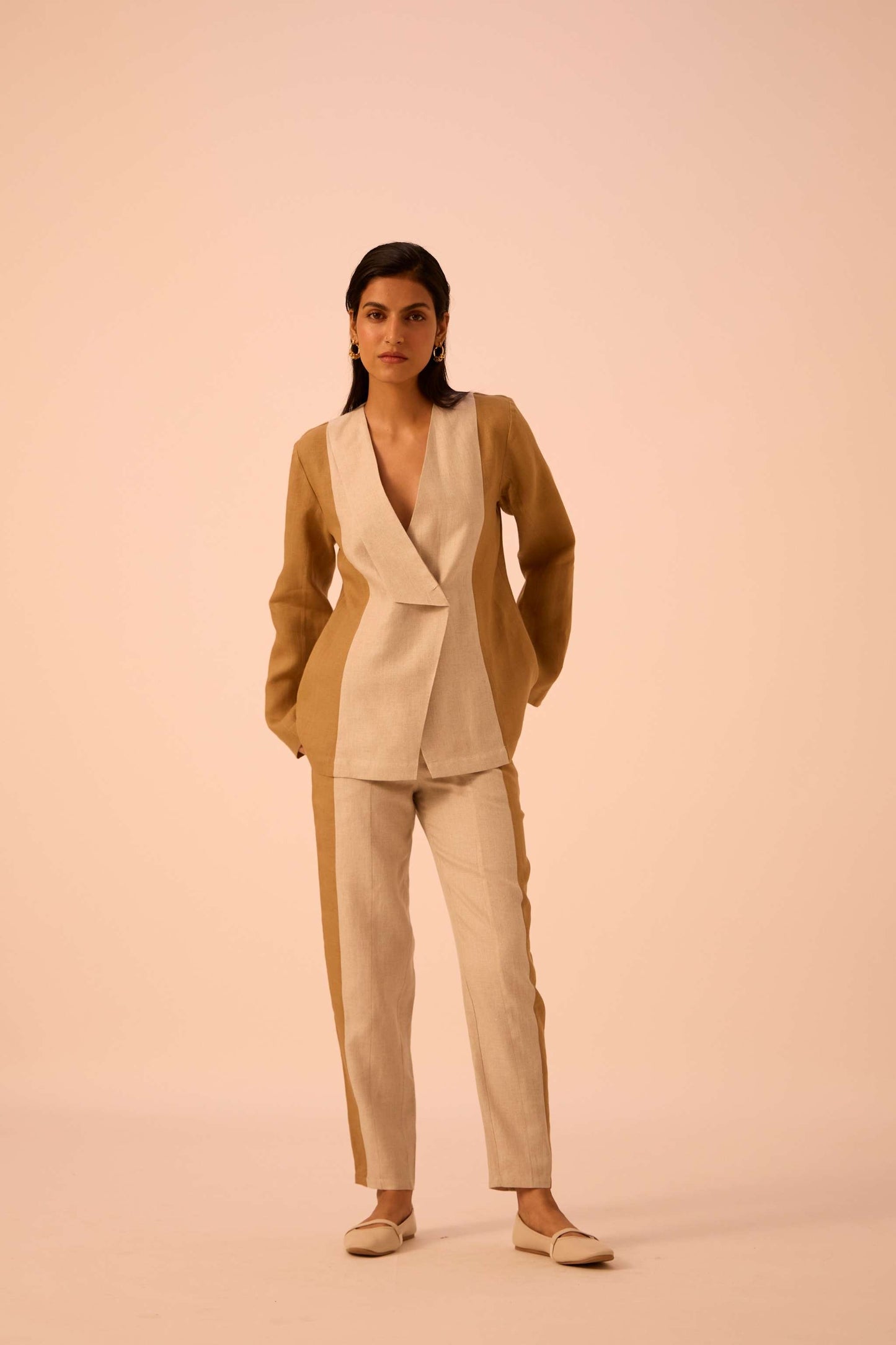 Dimtri Linen Panelled Set