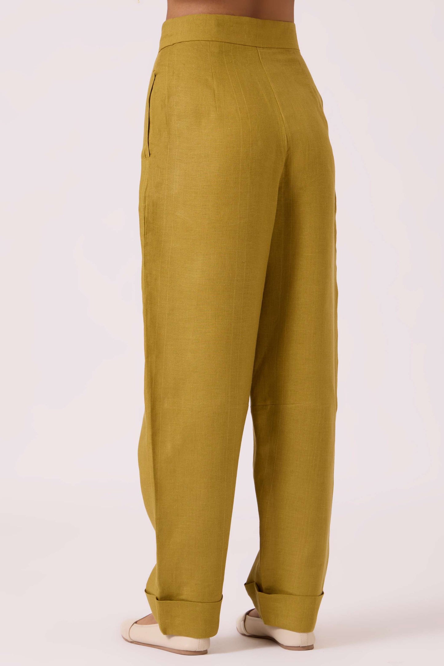 Pip Olive Linen Pants