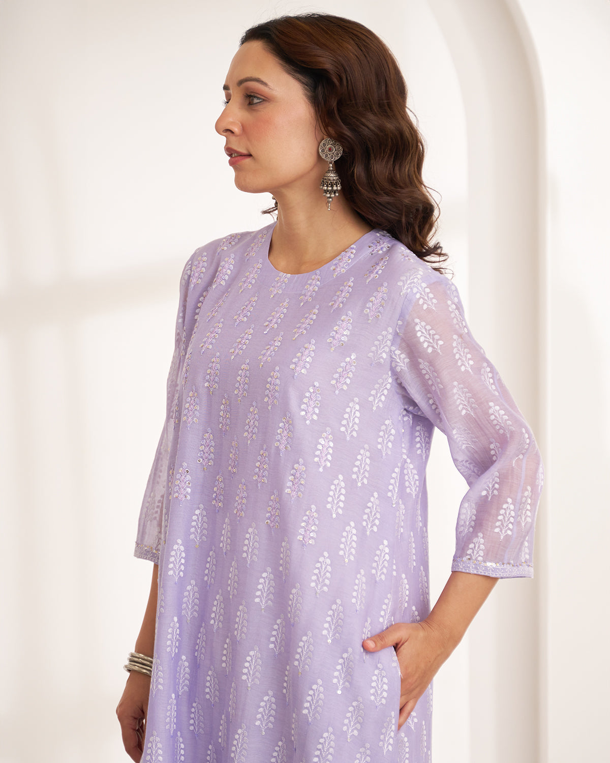 The Kashni Silk Chanderi Kurta