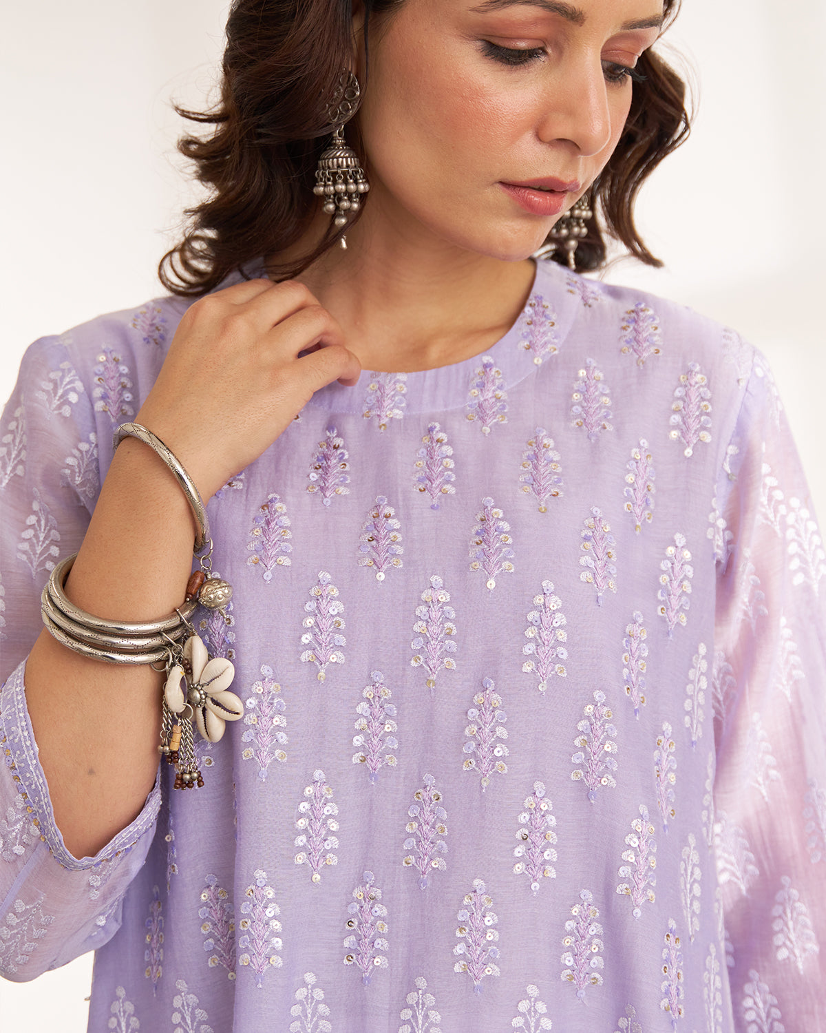 The Kashni Silk Chanderi Kurta