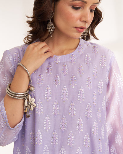 The Kashni Silk Chanderi Kurta