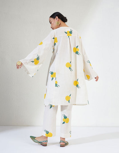 Off White And Yellow Veera Set 1