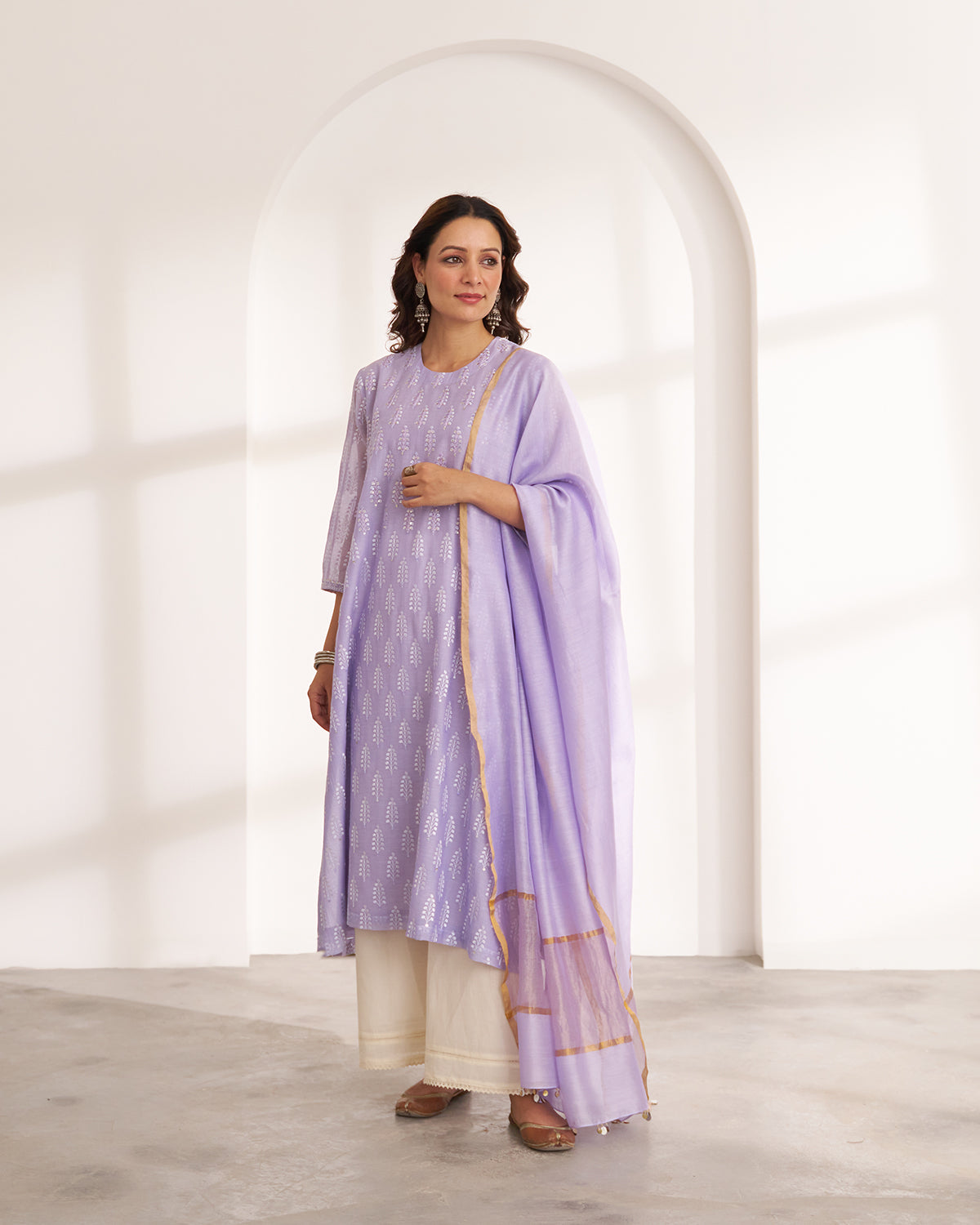 The Kashni Silk Chanderi Kurta