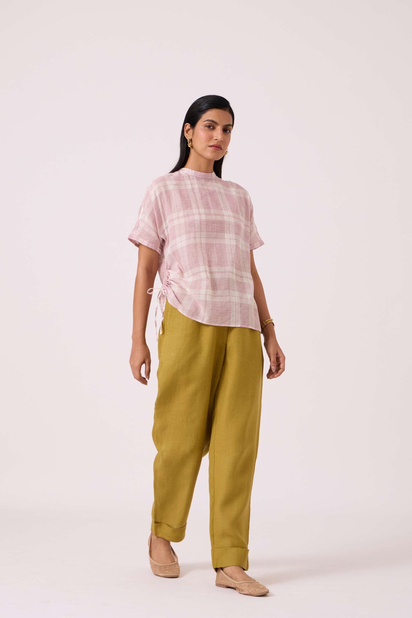 Pip Olive Linen Pants