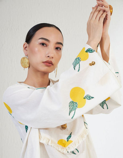 Off White And Yellow Veera Set 1