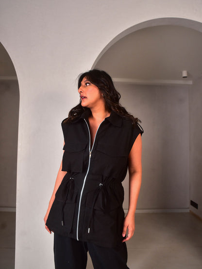 Zoey Sleeveless Jacket