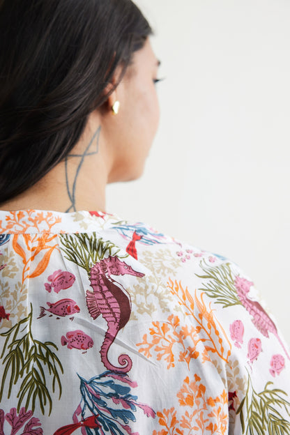 Blooming Reef Lyocell Classic Shirt