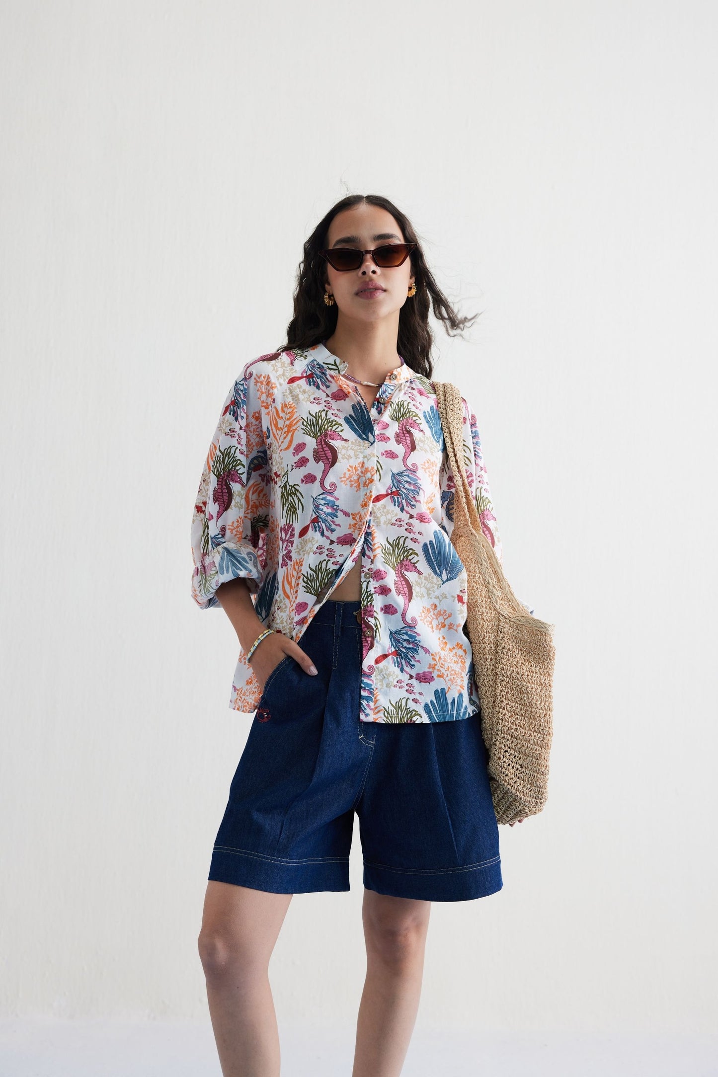 Blooming Reef Lyocell Classic Shirt