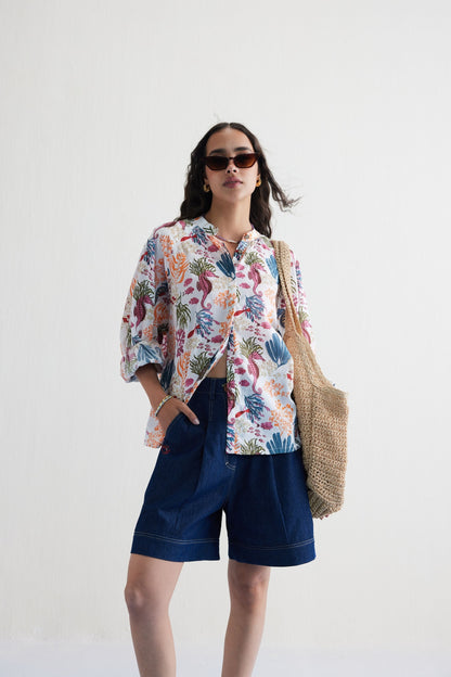 Blooming Reef Lyocell Classic Shirt