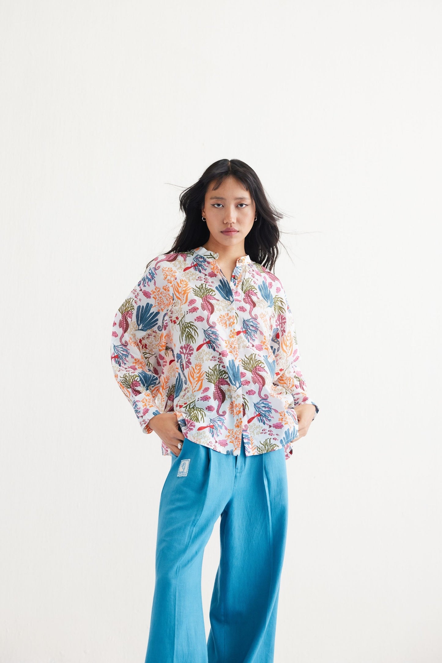 Blooming Reef Lyocell Classic Shirt