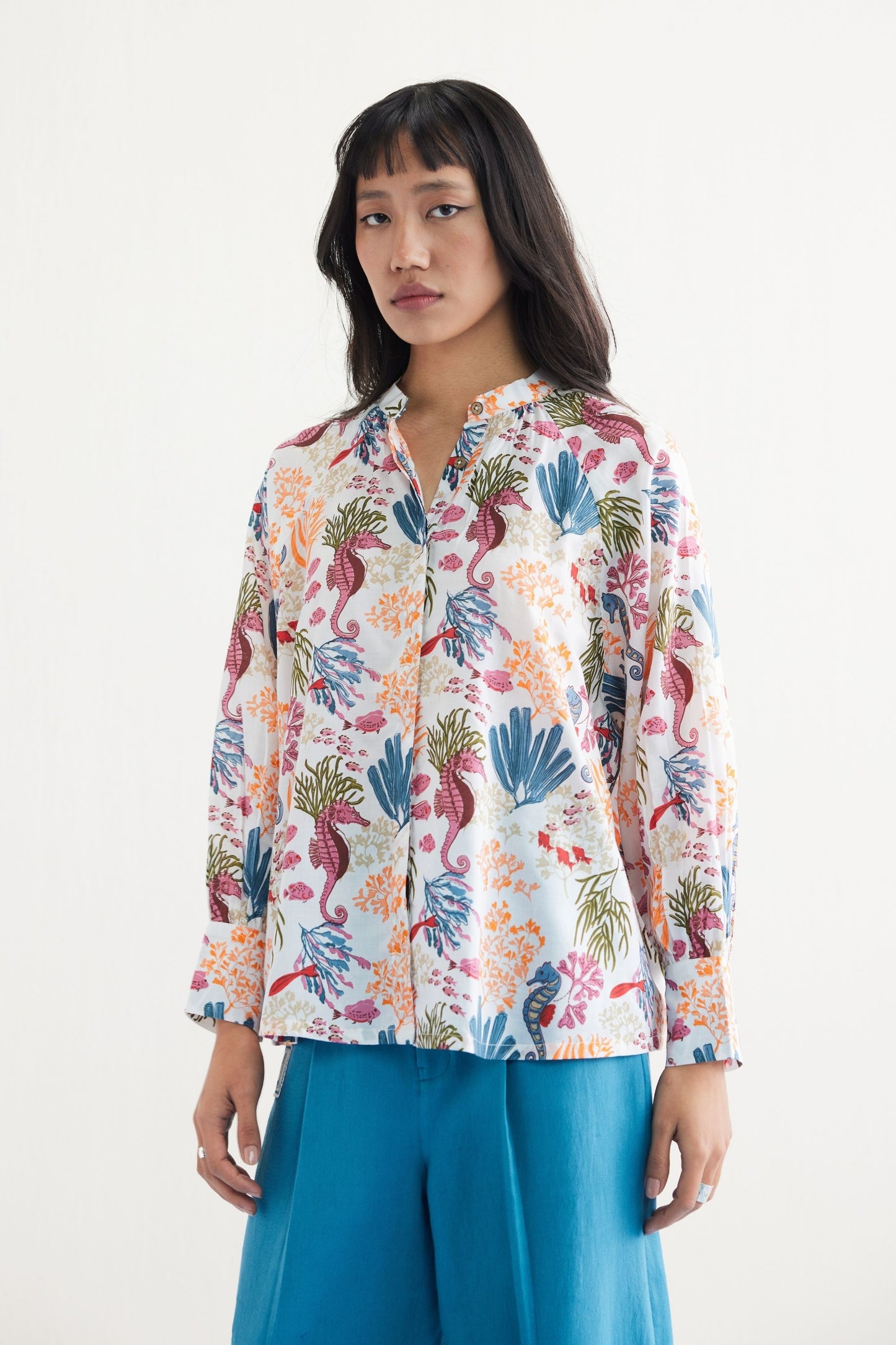 Blooming Reef Lyocell Classic Shirt