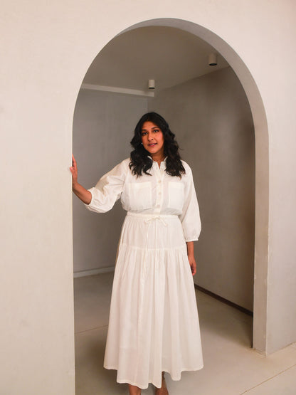 Cece Linen Shirt Dress