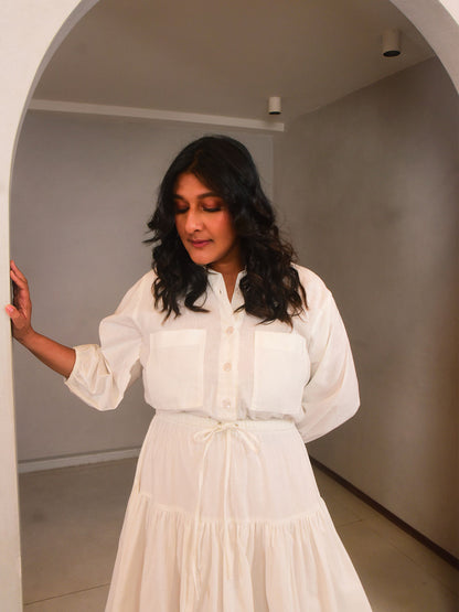 Cece Linen Shirt Dress