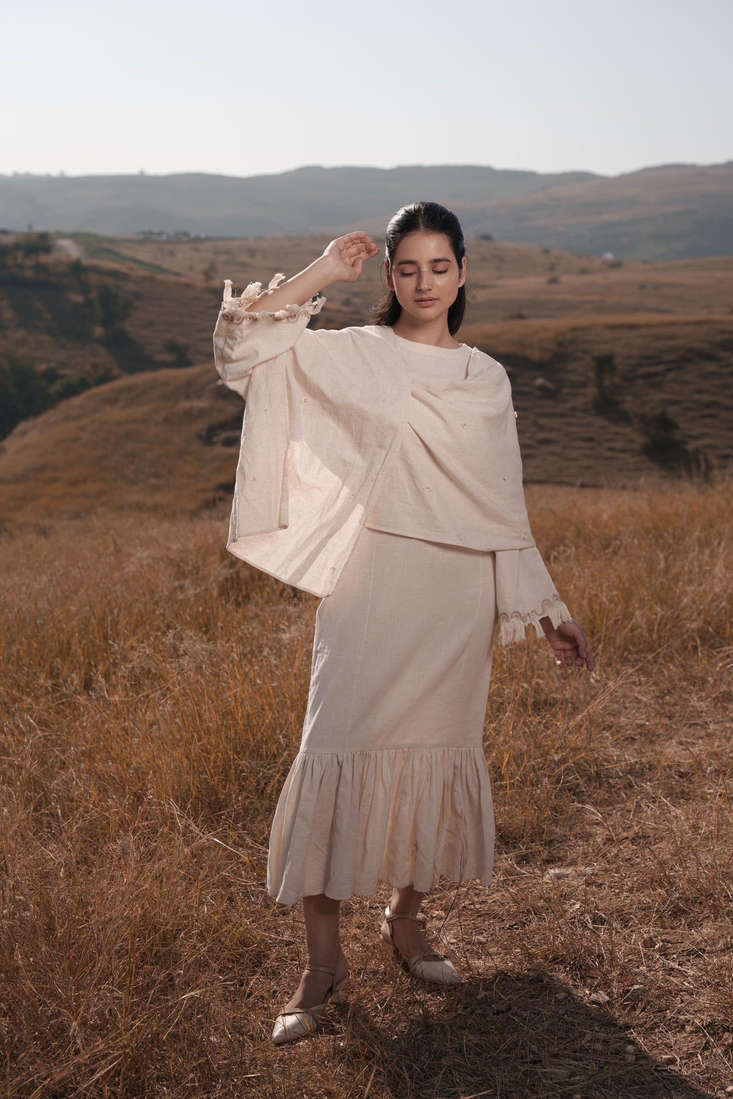 Enigma Dress - Beige