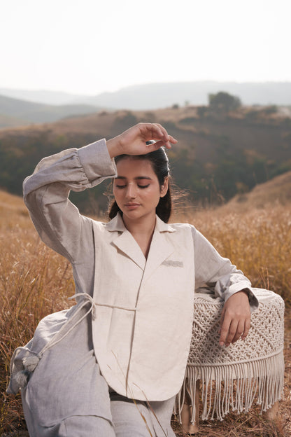 Whisper Wind Shirt and Pant Set - Grey