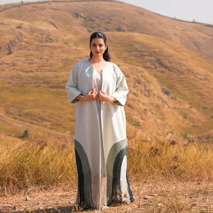 Ethera Dress and Jacket Set - Grey