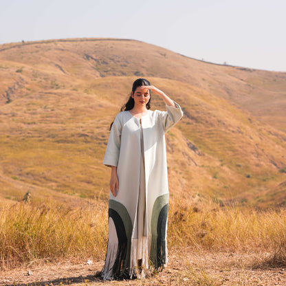 Ethera Dress and Jacket Set - Grey