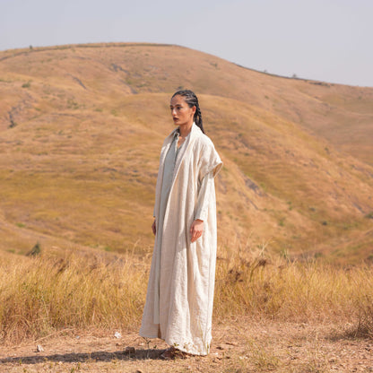 Flavia Set Grey Khadi