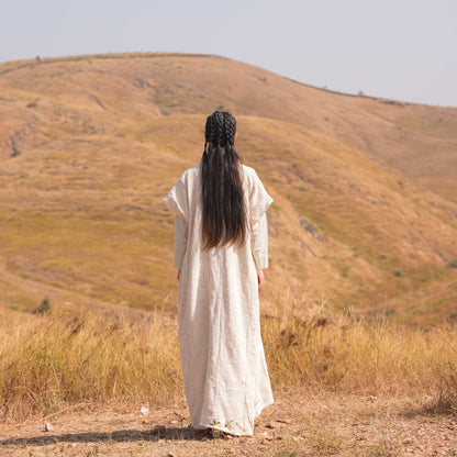 Flavia Set Grey Khadi