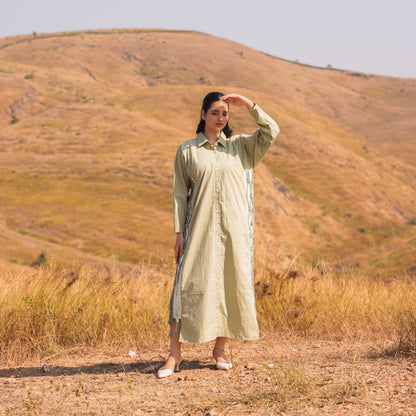 Cascade Dress - Green