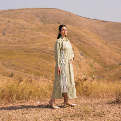 Cascade Dress - Green