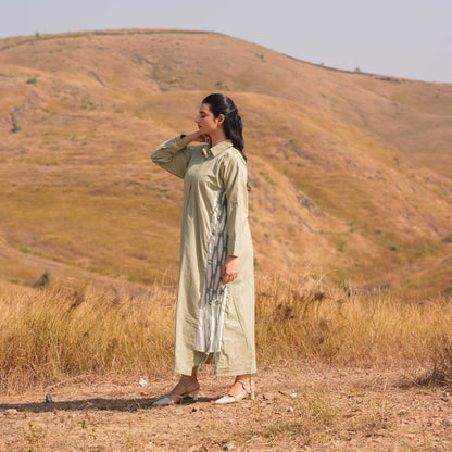 Cascade Dress - Green