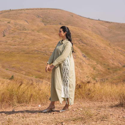 Cascade Dress - Green