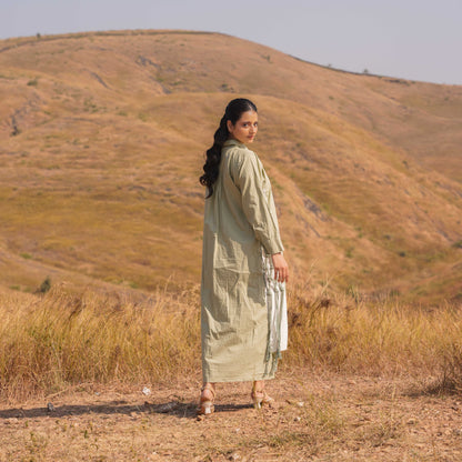 Cascade Dress - Green