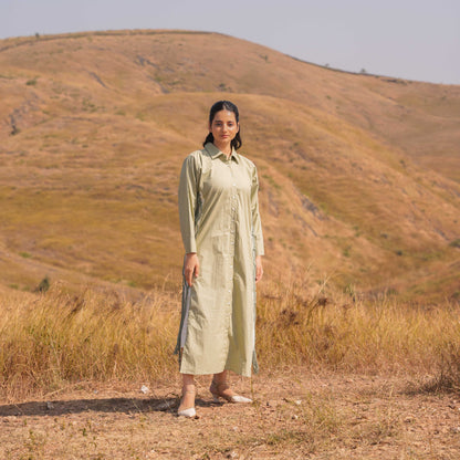 Cascade Dress - Green