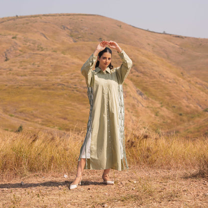 Cascade Dress - Green