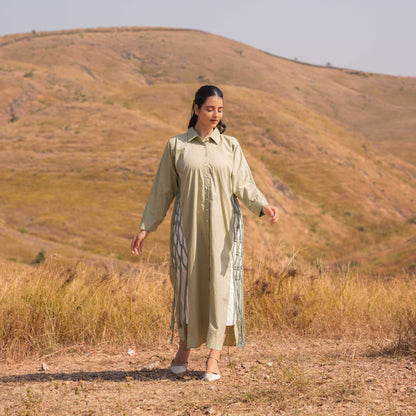 Cascade Dress - Green